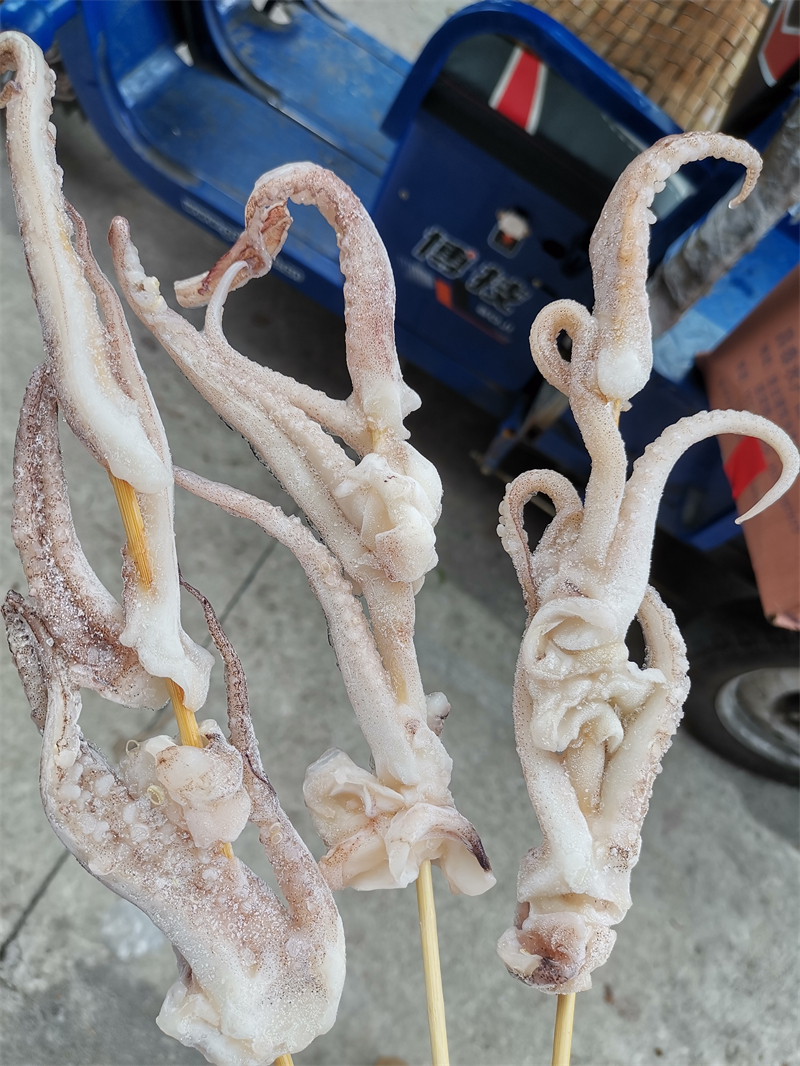 路晓半成品速冻鱿鱼板鱿鱼须水产新鲜火锅食材冷链供应