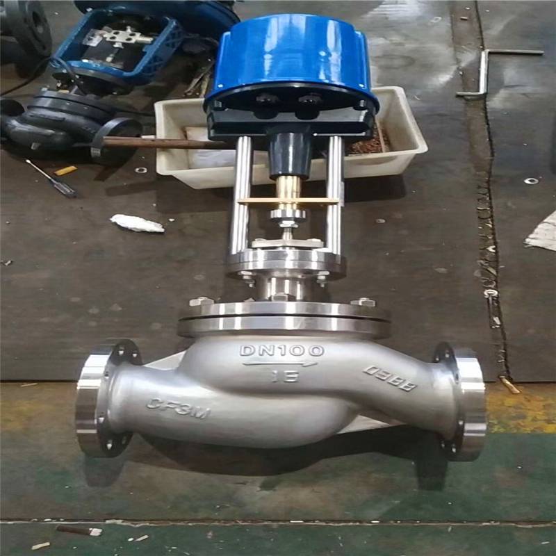 khcb智能型电动笼式双座平衡套筒调节阀