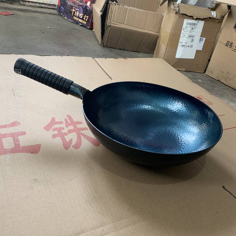 章丘铁锅鱼鳞纹铁锅章丘铁锅正宗牌子山东章丘铁锅