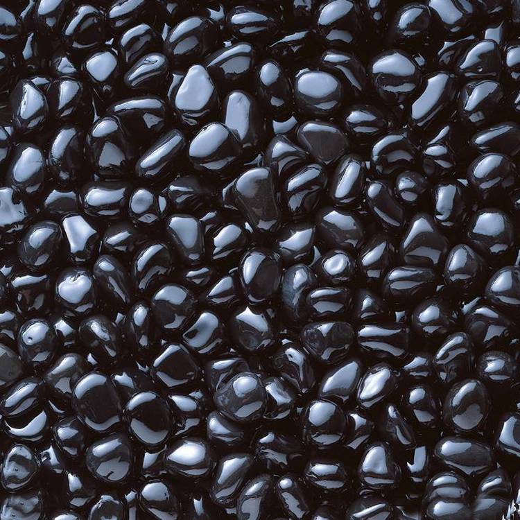 河北鹅卵石精抛光黑色鹅卵石装饰用鹅卵石雨花石