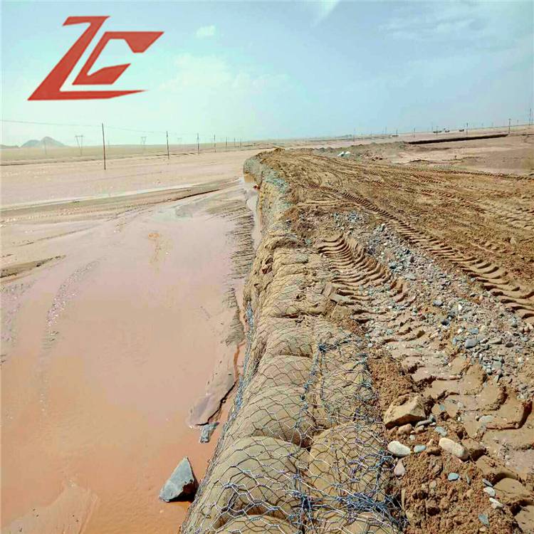 防汛防洪用高强度可折叠铅丝笼卓昌水利工程用锌铝合金丝宾格笼