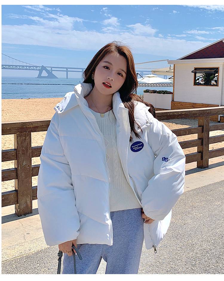 江苏扬州尾货订单羽绒服女式宽松百搭外穿型上衣女实体服装店进货渠道