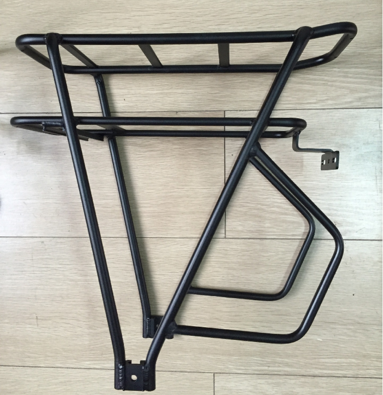 定制自行车后货架锂电池后衣架电动车后货架定制