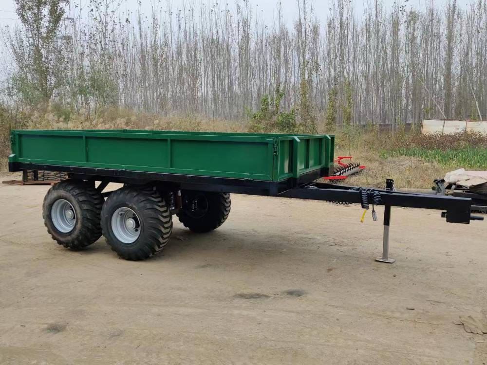 拖拉机牵引自卸机械拖车多种尺寸吨数搬运拖车双轴单轴四轮拖车