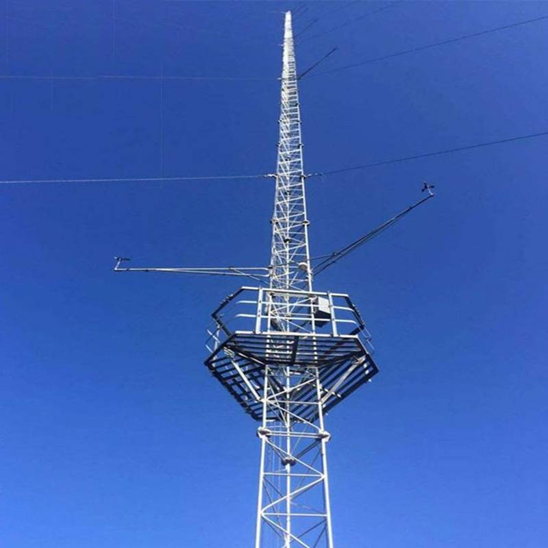 定制加工q235a3f钢结构铁塔酒杯型上字型方便运输施工架设