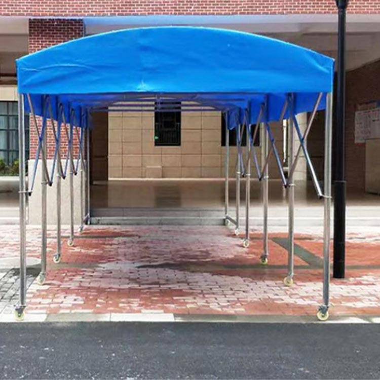 活动推拉棚帆布大型防雨蓬款式新颖梅州梅江过道折叠篷