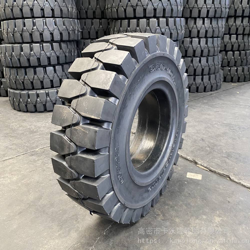 叉车实心轮胎65010工业实心轮胎含钢圈
