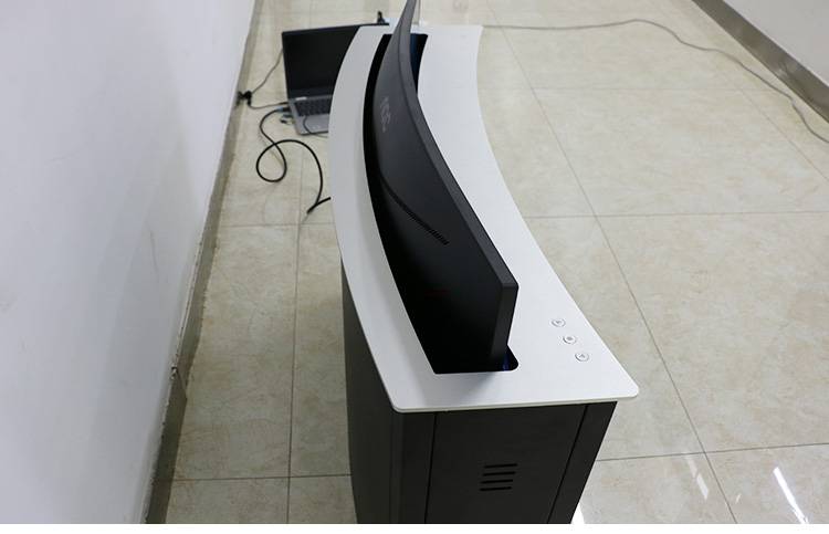 晶固电动隐藏柜曲面电视机升降器273234寸曲屏电视机升降机