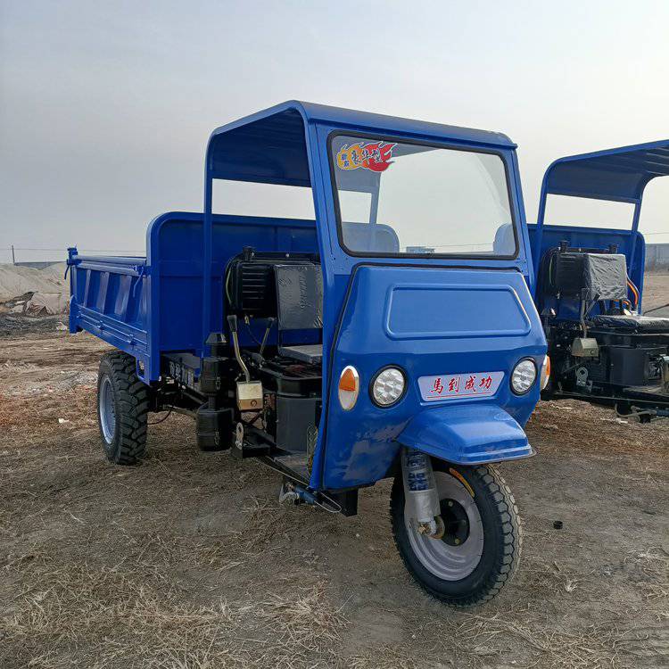 甘肃西峰区 农用养殖拉粪18马力柴油三轮车 后翻斗自卸拉料车