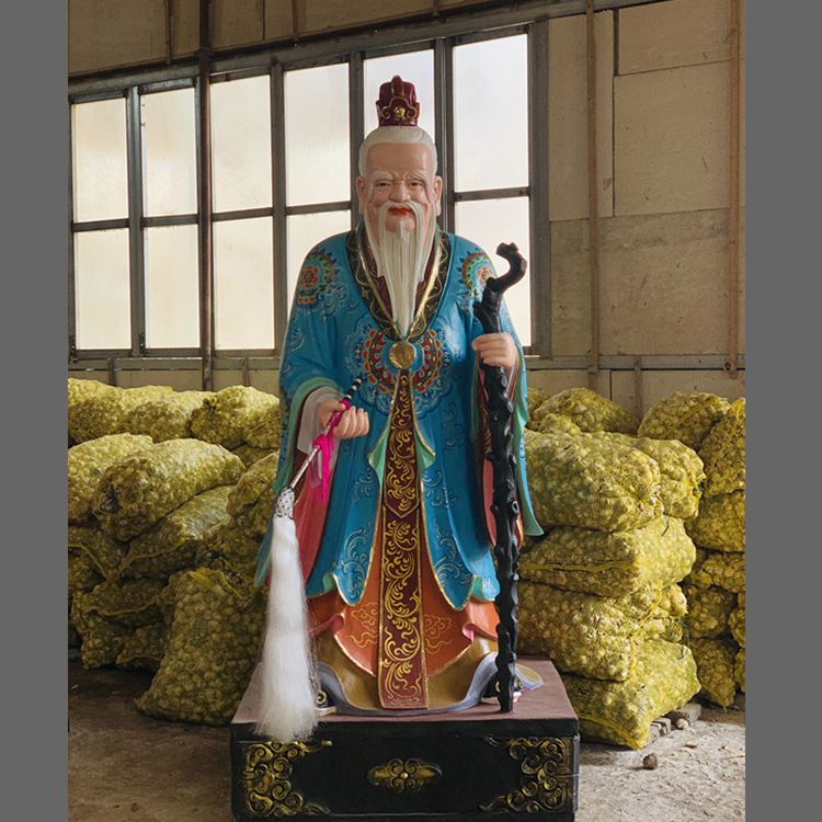 华山三圣母神像手托宝莲灯娘娘神像华岳三娘神像华山圣母神像寺庙佛像