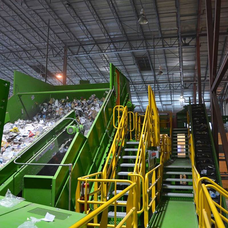 生活垃圾筛分系统厨余垃圾分类处理设备垃圾筛选处理机器