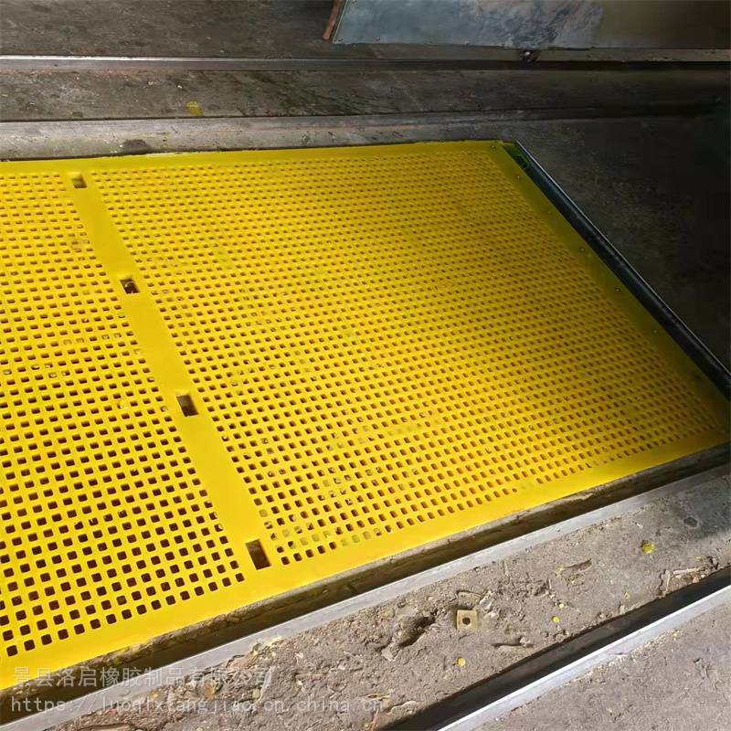 聚氨酯筛网异型聚氨酯筛板河北洛启弹性聚氨酯筛板质优