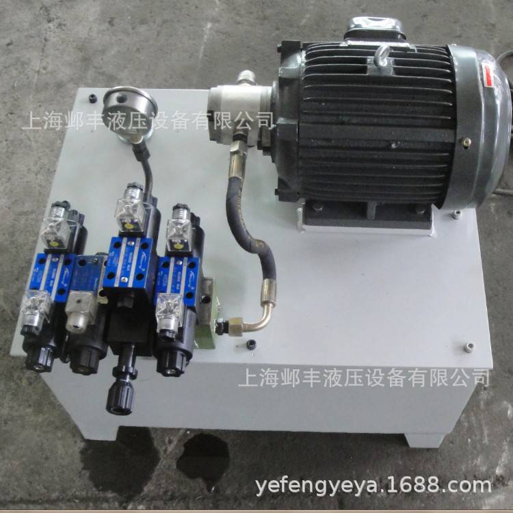 上海小型机床车床液压站液压卡盘液压系统VP变量叶片泵订液压油缸