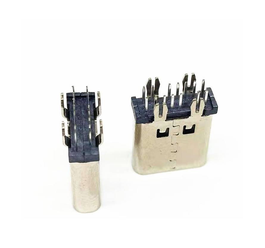 首页>电子元器件>连接器>威联创供应type-c14p母座180度dip四脚鱼叉脚