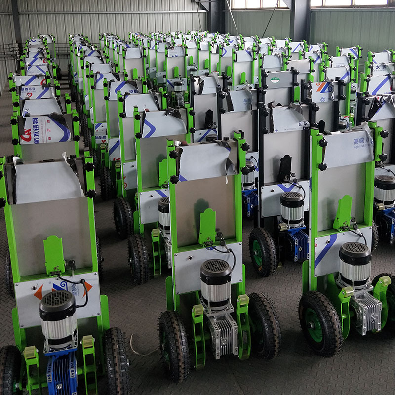 工地用电动搬运车装修沙子水泥爬楼机房屋装修运砖卸货机厂家