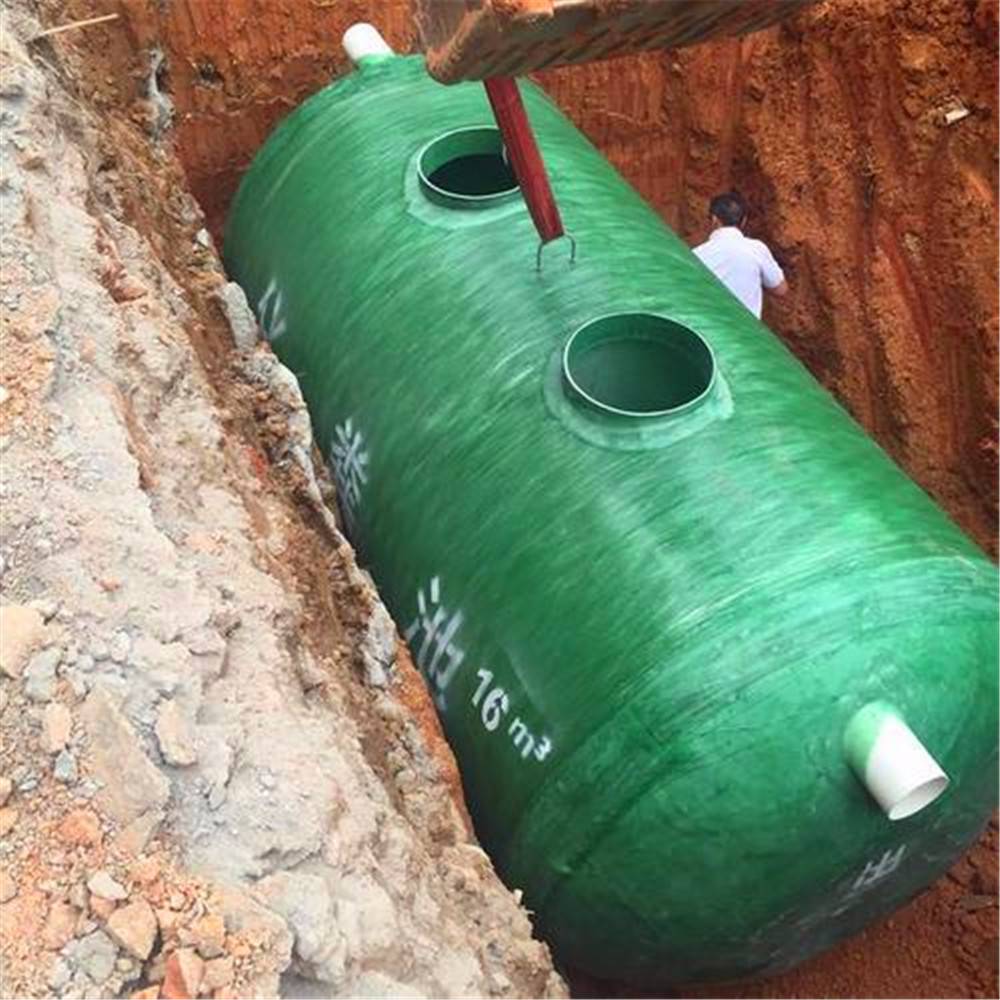 三级过滤玻璃钢隔油池不同比重的油水实现分流和分层达到油水分离的