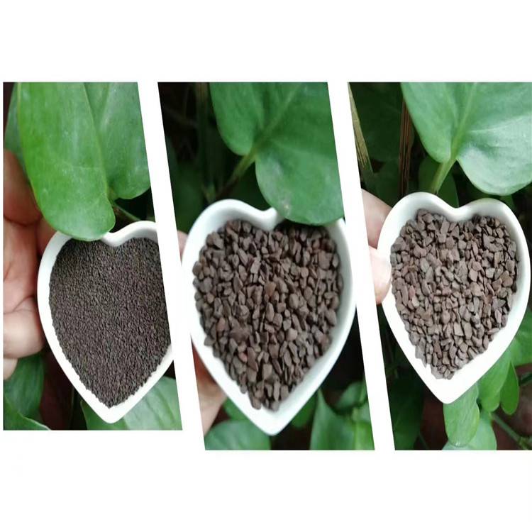 城市用水除铁除锰锰沙滤料 水过滤除铁除锰锰沙 荣茂