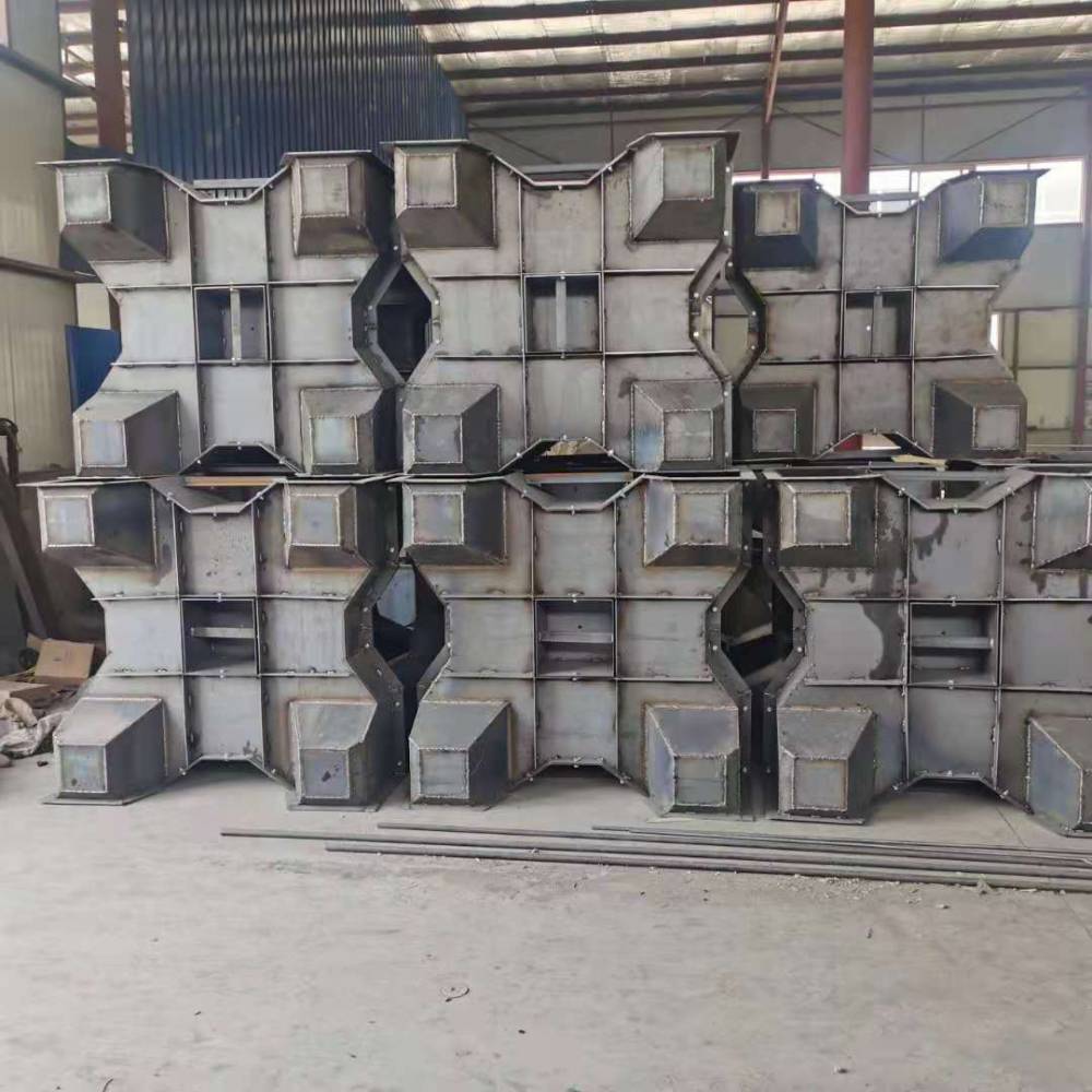 四角空心防浪块模具防浪墙模具定制万洪模具可定制