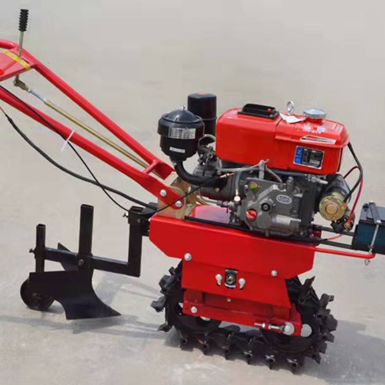 低油耗2022新款独轮链轨式微耕机东北菜园子趟地开沟机小型单