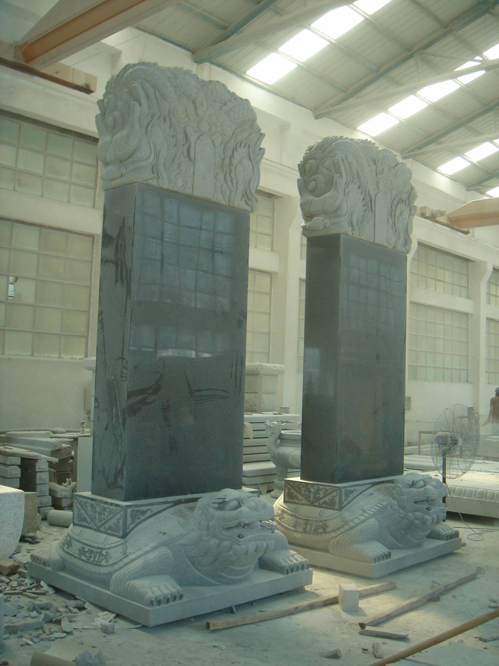 惠安海亨石业石雕墓碑汉白玉龙龟墓碑龙龟石碑墓地景区雕塑摆件