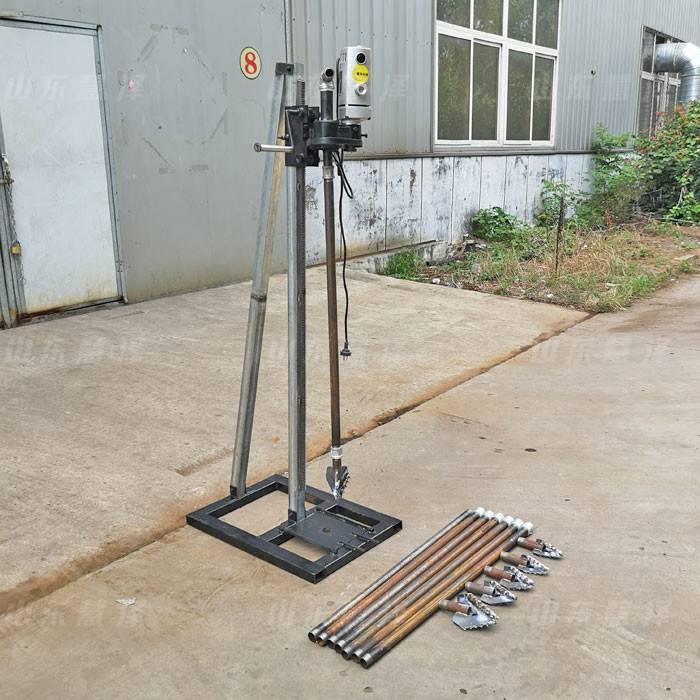 简易小型钻机小型水井钻机220v电动简易手摇打井机