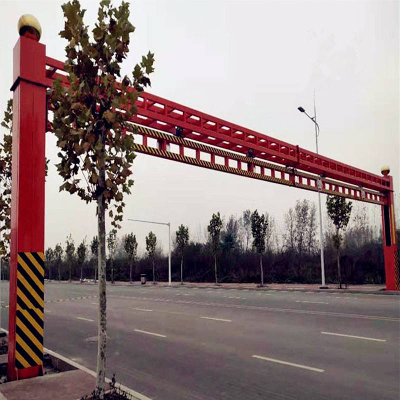 甘肃高速公路龙门架公路限高路跨6米8米可升降限高杆支持