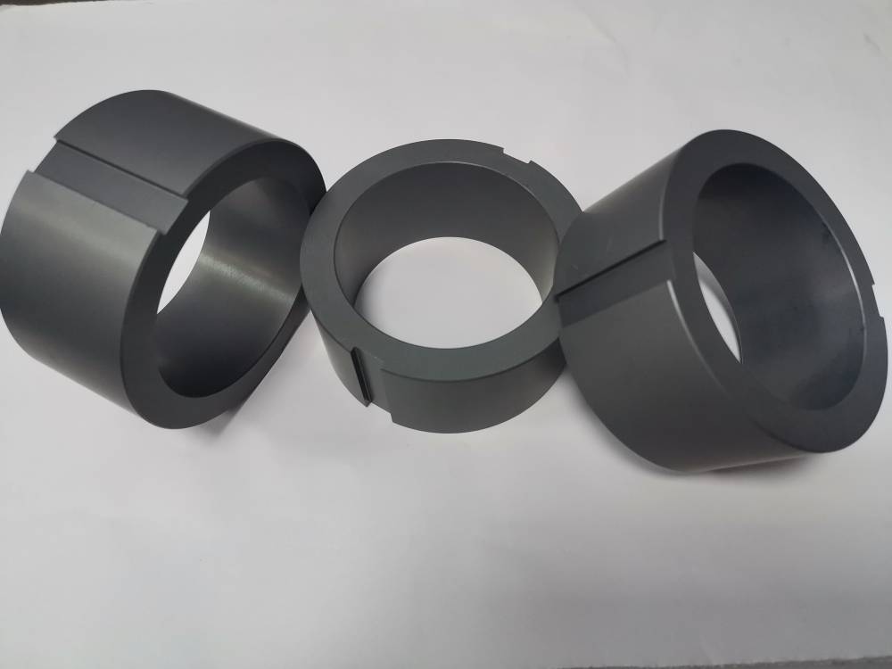 黑色陶瓷 黑色陶瓷轴套 ssic轴承 sic坩埚 rbsic rsic rsic陶瓷 重