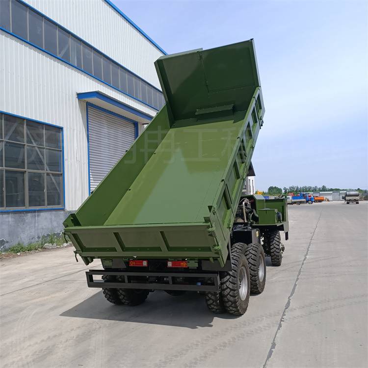 【建筑拉土拉沙运输车 四不像轮式装载机 四驱翻斗自卸搬运机】价格