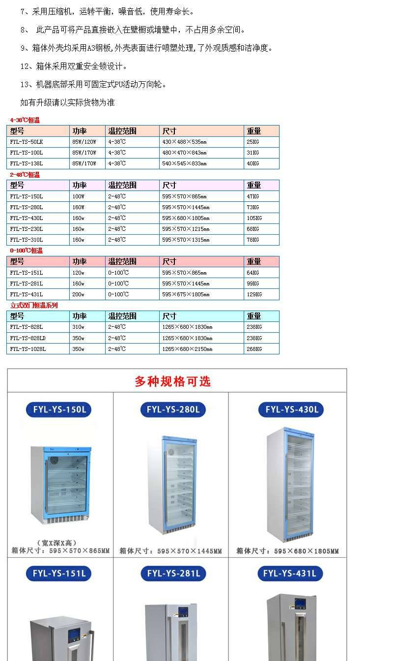 15-25℃医用药品恒温箱15-25℃药品恒温箱