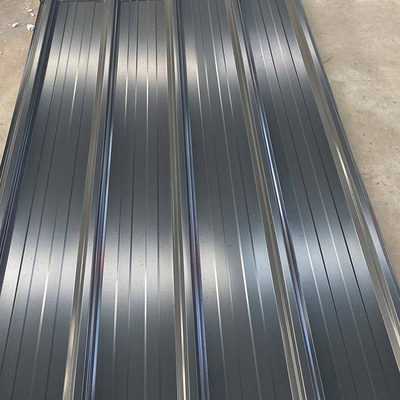 定制天蓝单板彩钢瓦金属压型板yx25210840型涂层钢板