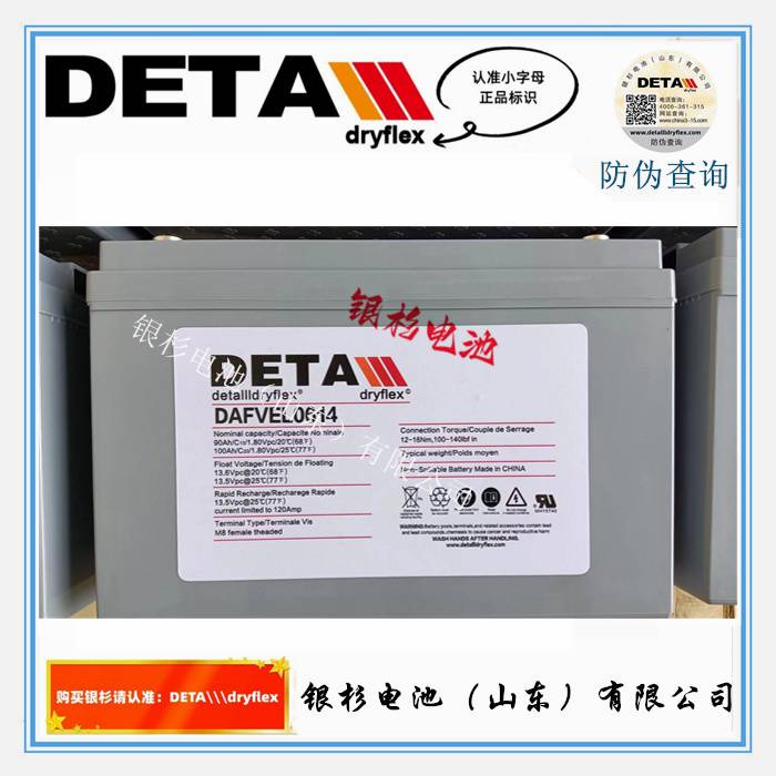 detallldryflex银杉电池12VEL80机房UPS直流屏用12V-80AH储能电池