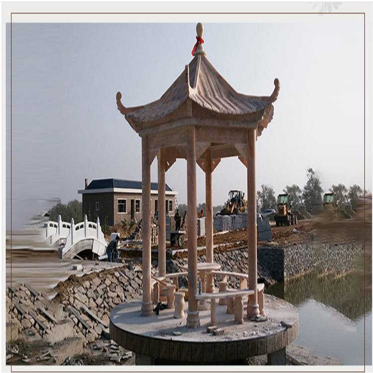 古建筑简易凉亭水泥凉亭模型简易凉亭哪家好