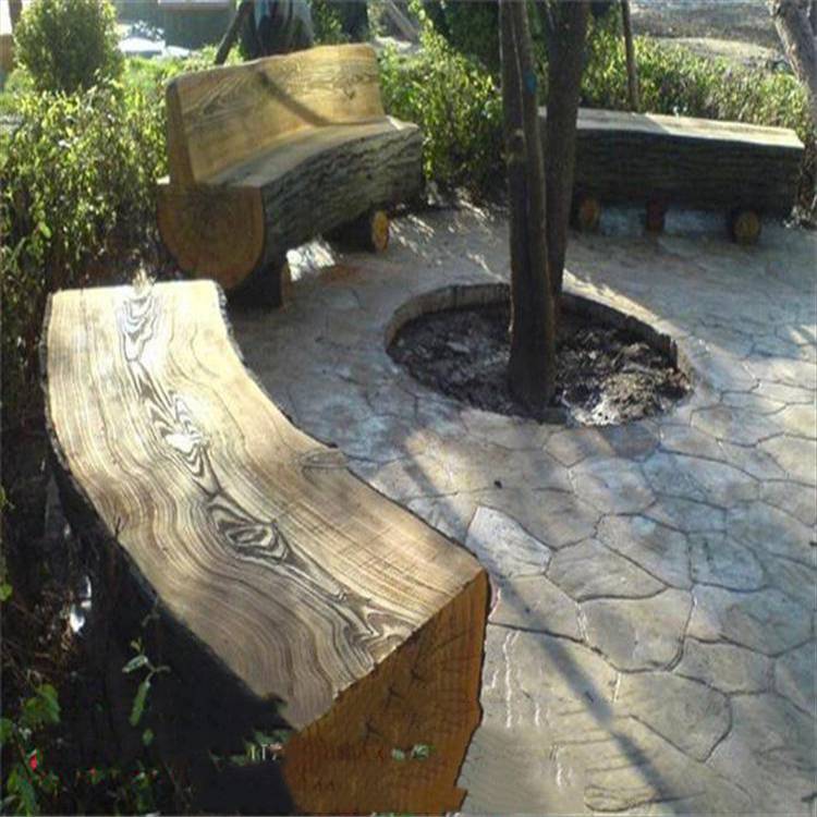 仿木树墩水泥垃圾桶仿木桌凳仿木座椅雕塑清秀园林仿木栏杆桌凳