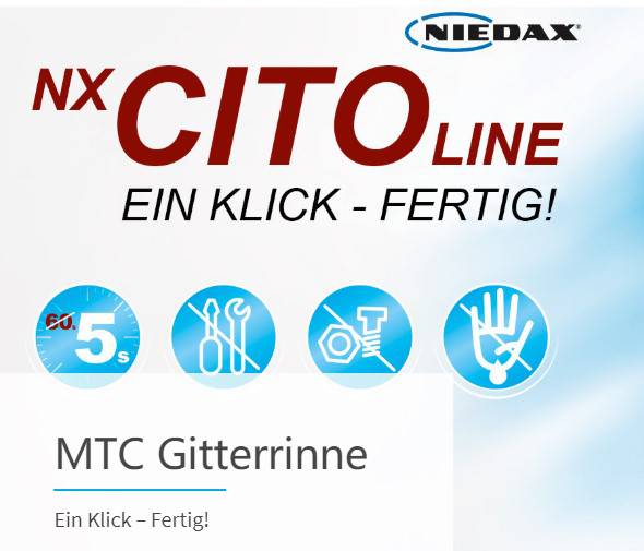 德国NIEDAX电缆线槽LUT60.100.100原装进口货期短-上海麒诺