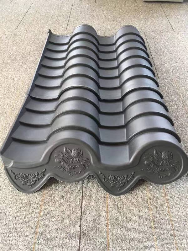 高分子小青瓦绝缘防腐蚀防台风航空高分子材质