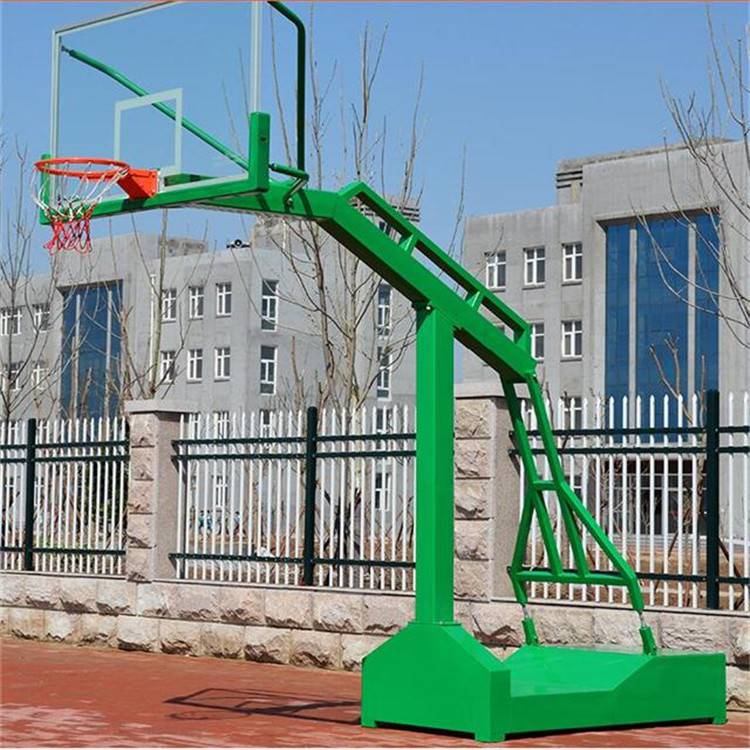 跃羚YL-3020 圆管篮球架 液压升降篮球架子 固定含预埋件