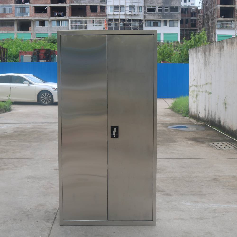 大川不锈钢柜双开门多功能储物柜无尘车间不锈钢柜子