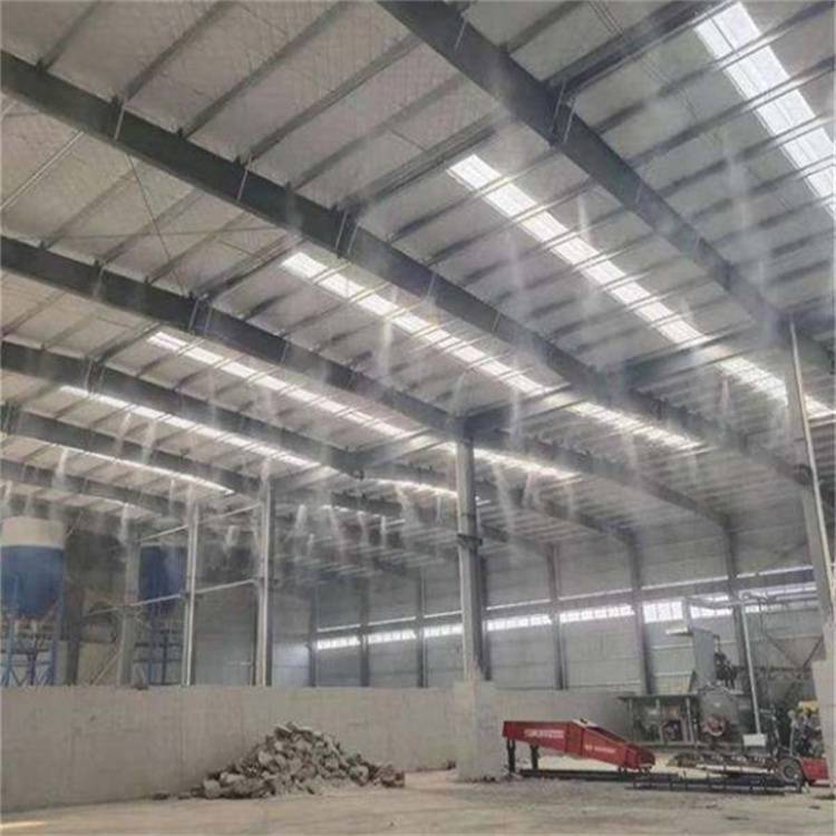 赫章搅拌站喷淋降尘设备上门设计