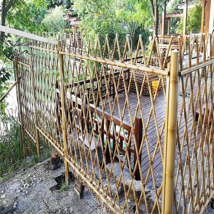 公园仿竹护栏 源头工厂 不锈钢河道仿竹围栏 万泰