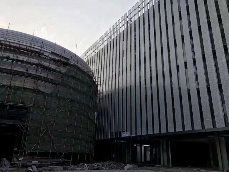 厂家展览馆外墙铝单板灰色铝单板