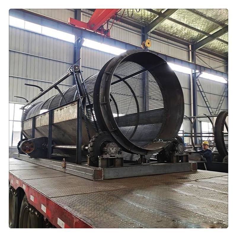 移动式滚筒无轴筛石机沙场大型筛沙机石料多层滚筒筛