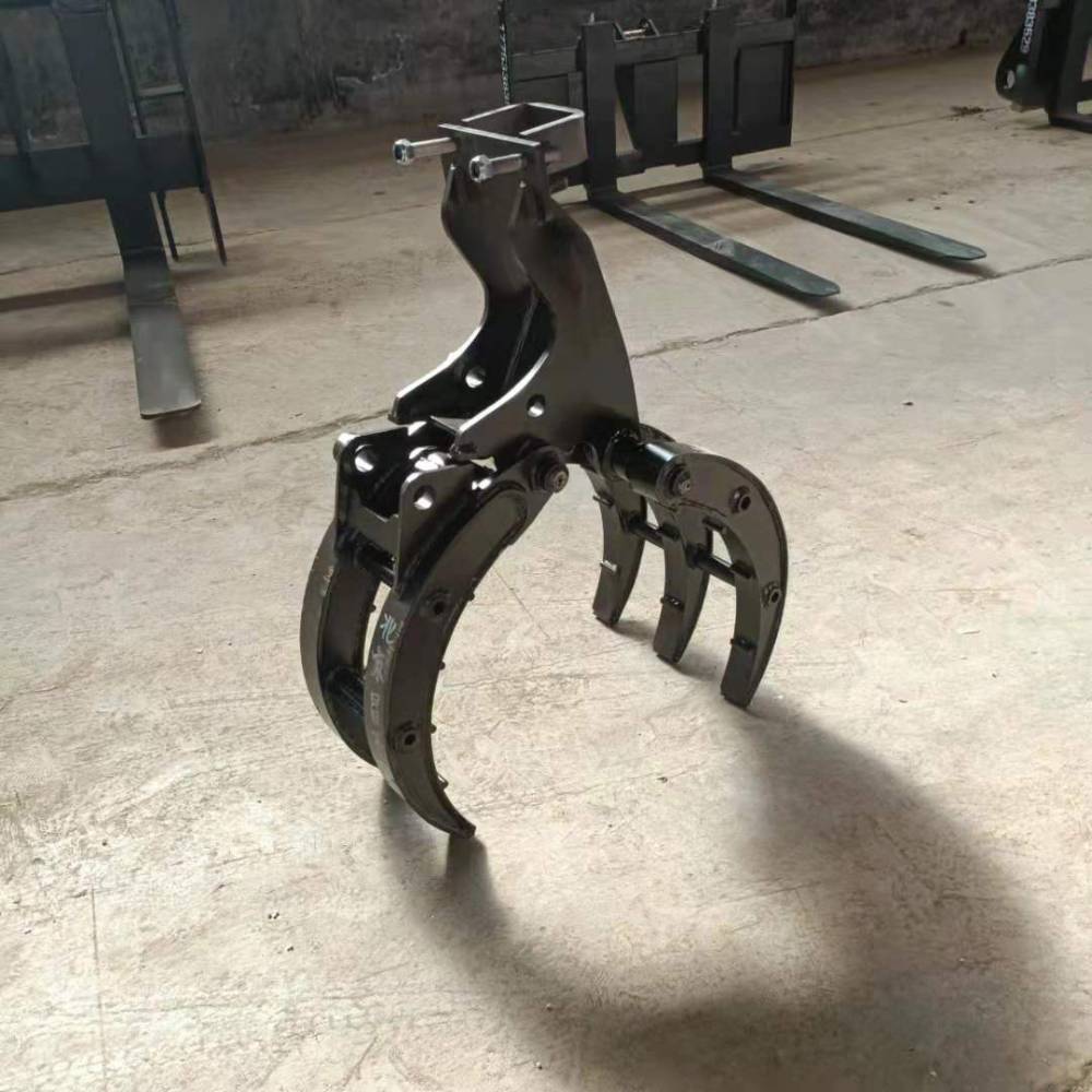 挖掘机夹废铁夹挖机怎么改夹子支持定做