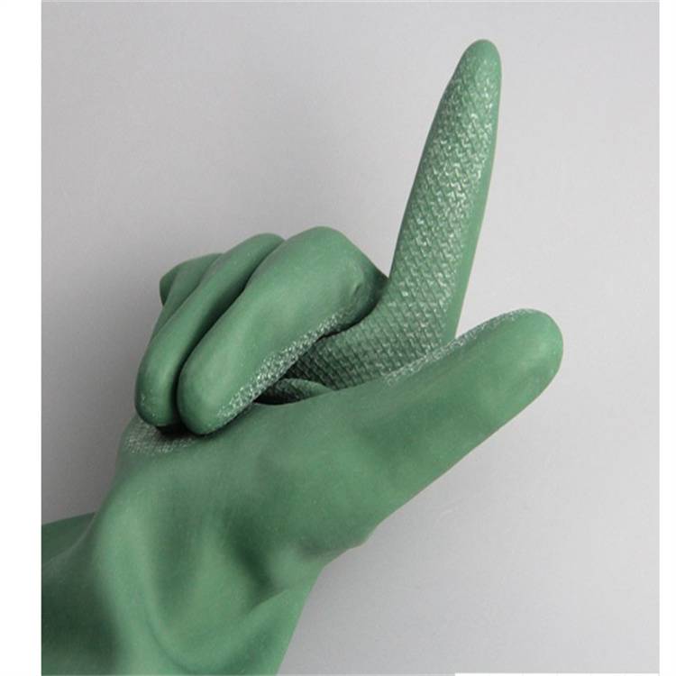 丁基胶高效手套耐油防毒手套防滑工业防化手套