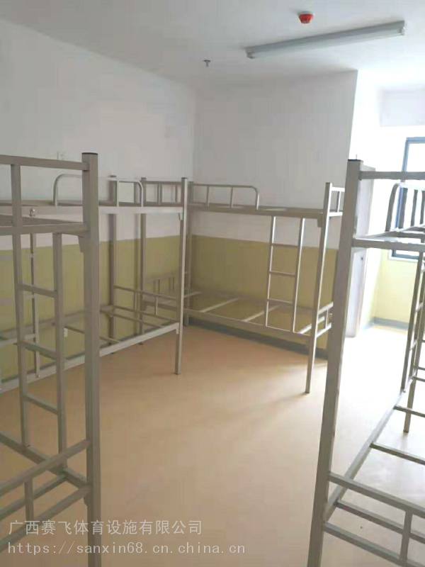 梧州苍梧午托床铺图片|铁架床上下铺尺寸舒适