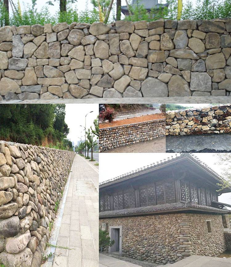 天然景观石黄石头景墙承接各类市政工程