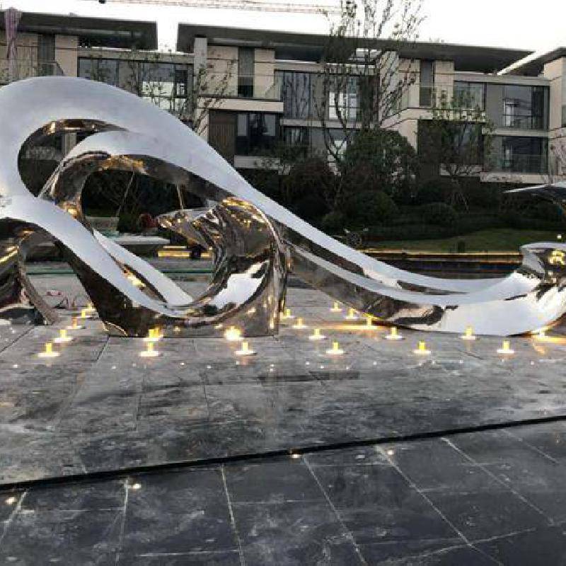 固体浪花雕塑厂家仿铜波浪雕塑厂家街景海浪雕塑厂家