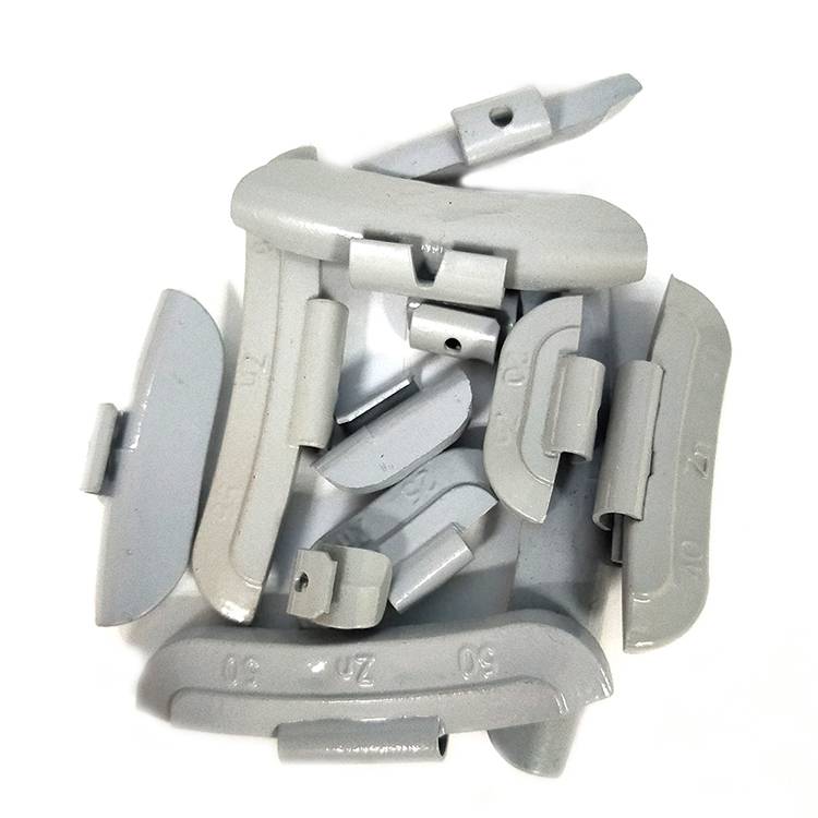 配重块汽车轮胎平衡块大小口卡勾钩敲砸补胎动平衡块锌卡铁卡动平衡块