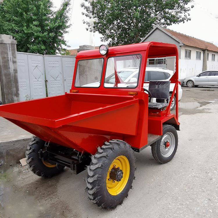 晟鑫供应fc15前卸式柴油翻斗车工地用四轮蹦蹦车图片