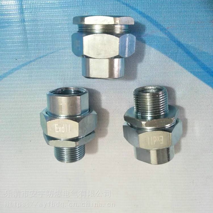 不锈钢防爆活接头BHJ-G21/2双内ExdII