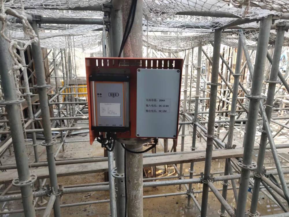 智慧工地高支模监测系统数字预警系统高配监测沉降重量倾角轴力